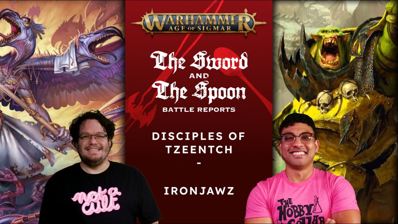 NEW Ironjawz Zoggrok's Ironmongerz v Disciples of Tzeentch | Age of Sigmar #games  #ageofsigmar