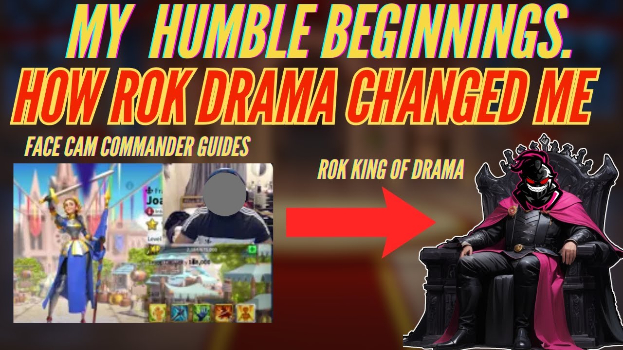 От Facecam Guides до DRAMA KING&hellip; ИСТИННОЕ начало моего путешествия по Rise of Kingdoms на YouTube 👑
