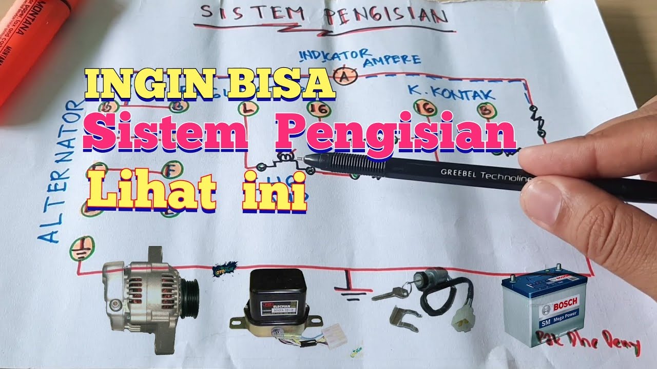 RANGKAIAN KELISTRIKAN SISTEM PENGISIAN, SIMPLE DAN MUDAH