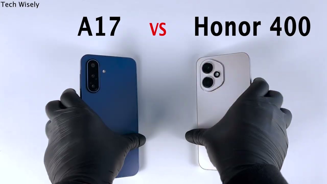 SAMSUNG A17 против Honor 400 — тест скорости