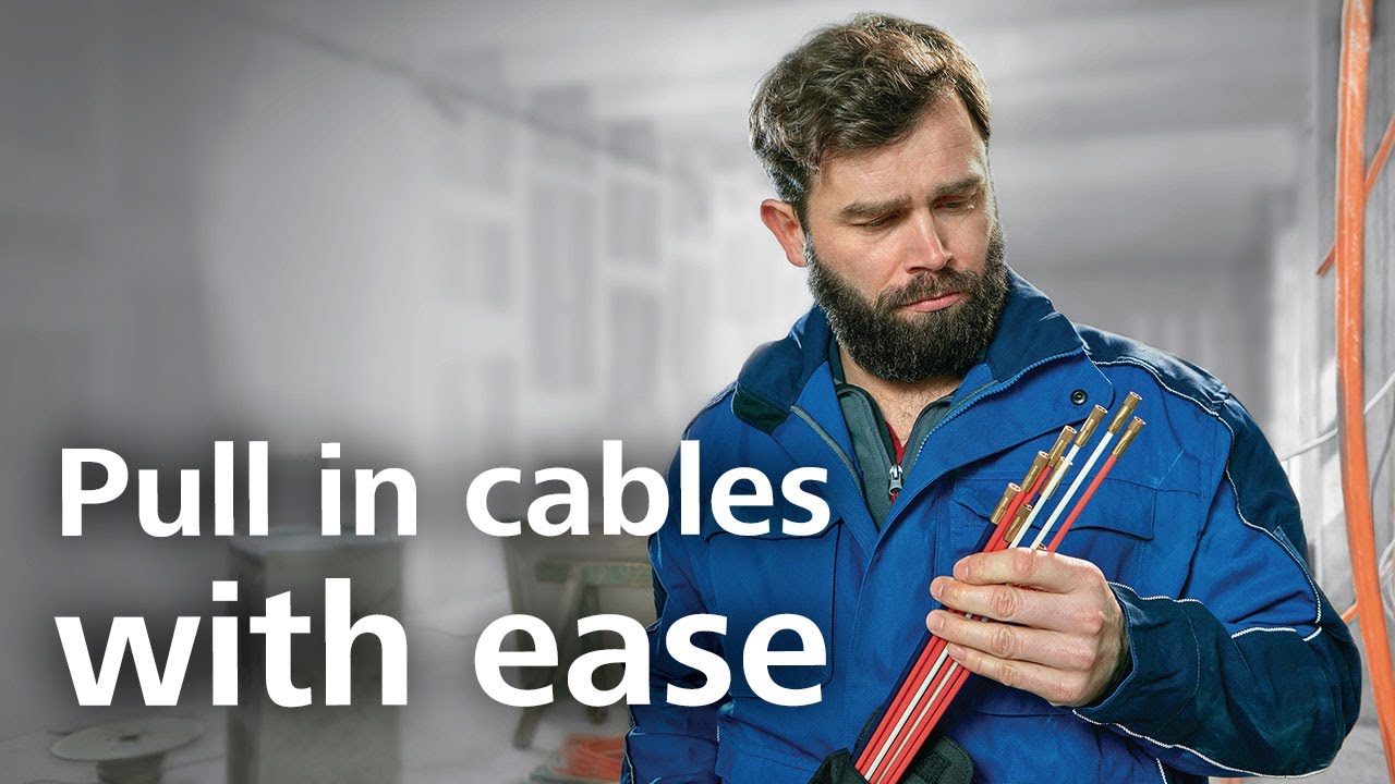 Cable puller tool CableScout+: easy fit electricans cable pulling tool (EN)