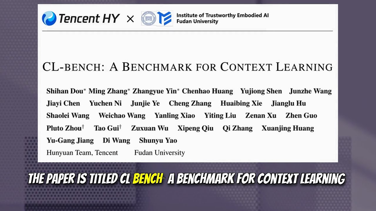 CL-bench: A Benchmark for Context Learning (Feb 2026)