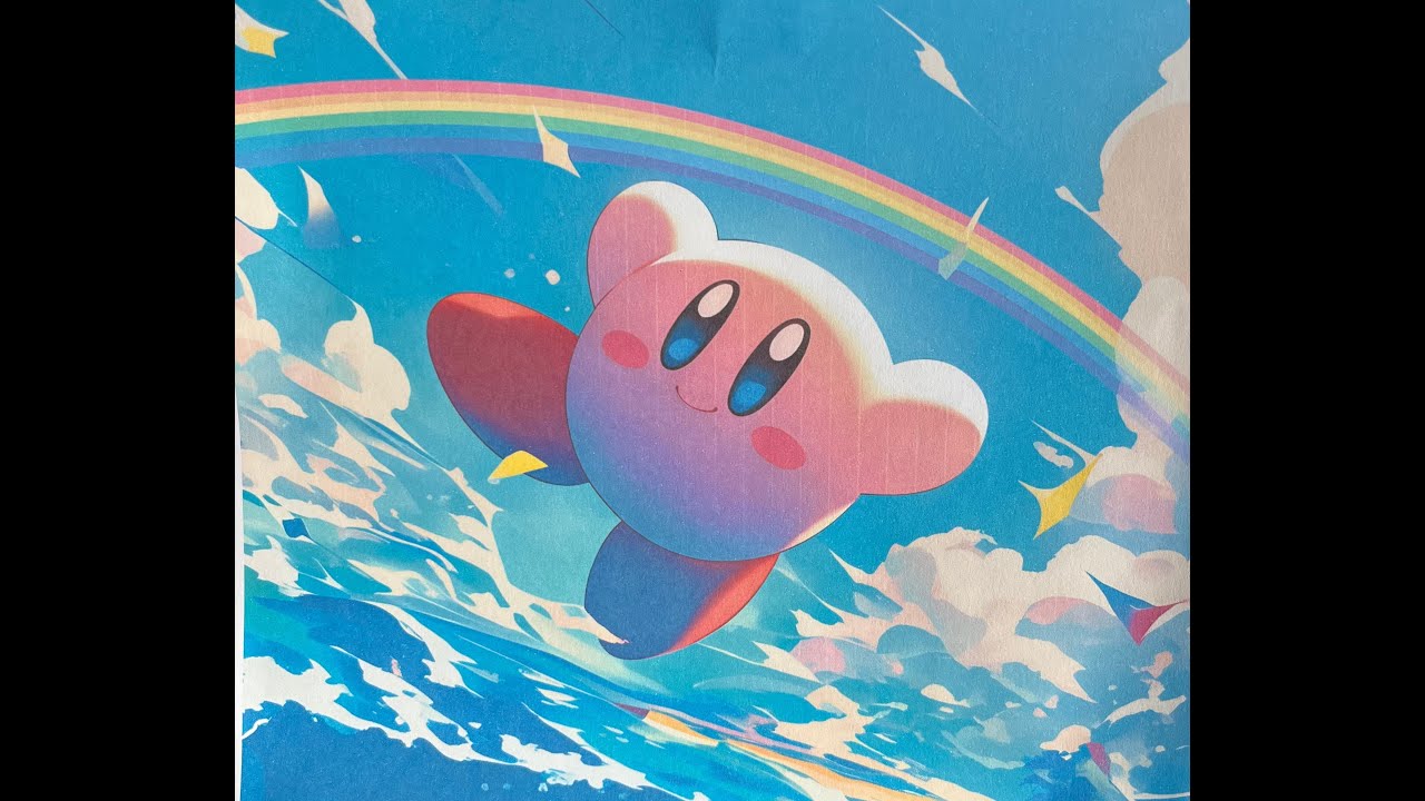 KIRBY Custom Puzzle New Unboxing playing for kids 35 pieces