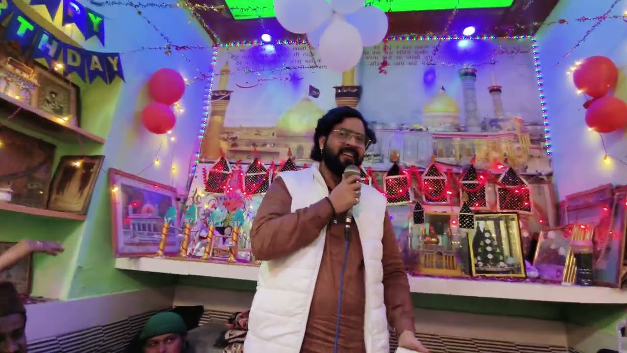 15 SHABAN MEHFIL E IMAM E ZAMANA DAURAI AJMER (SHAYAR) MANSAB ABBAS (S.B) TARAGARH 