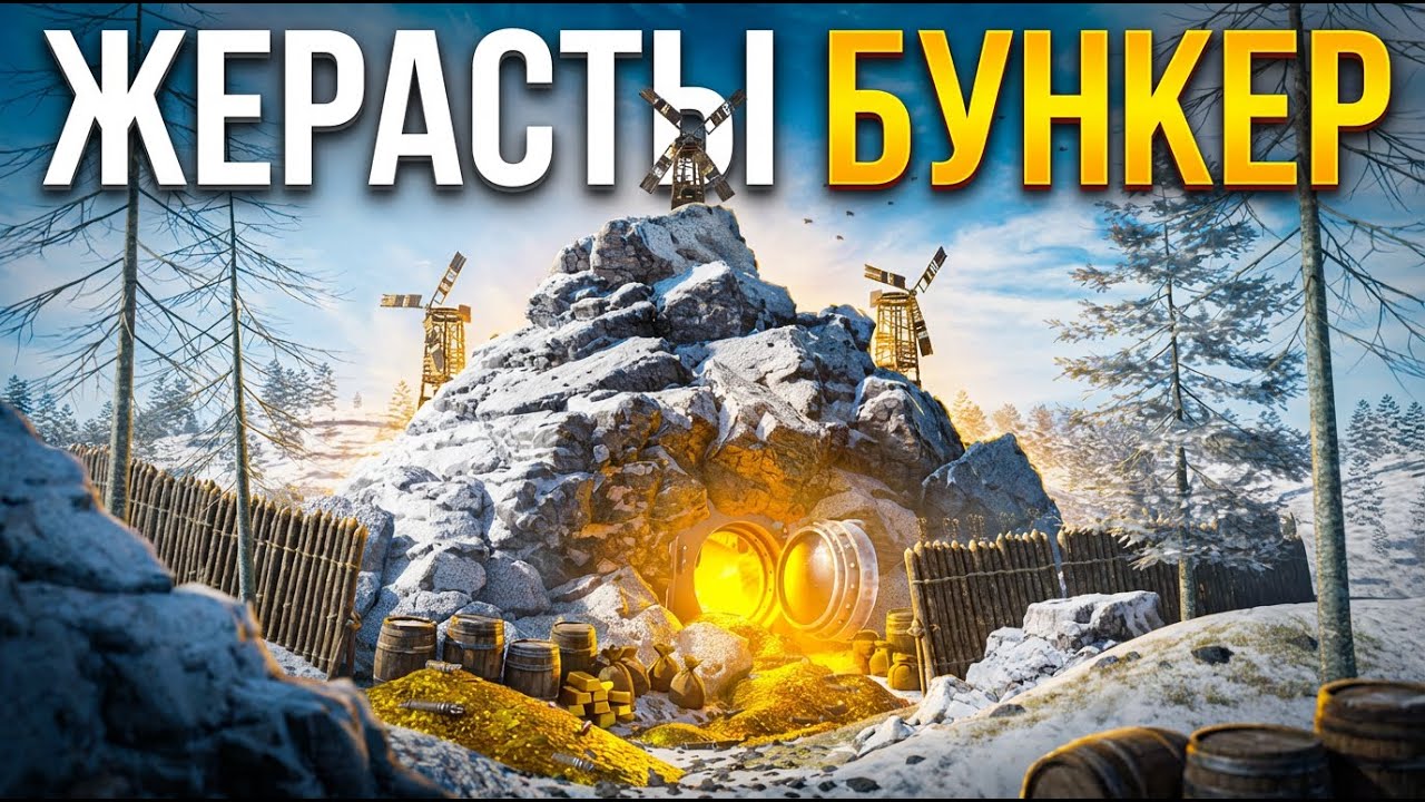 СЕРВЕР БОЙЫНША ЕҢ БАЙ ЖЕРАСТЫНДАҒЫ БУНКЕР УЙ|Rust✦Warkey x TIKO