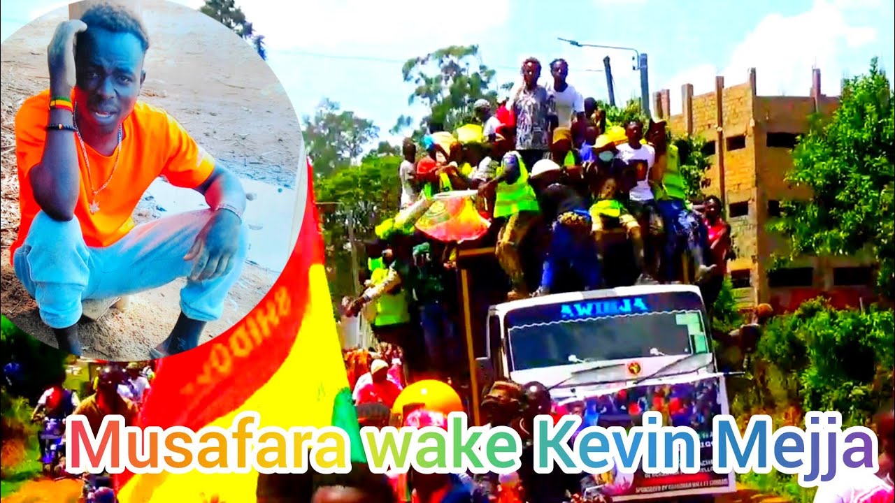 Msafara wake Kevin Mejja kutoka Mukumu mortuary Hadi nyumba mukulusu village Shinyalu 