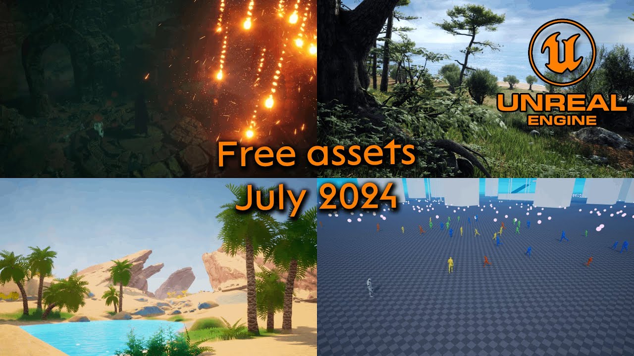 Бесплатные ресурсы Unreal Engine (июль 2024 г.)