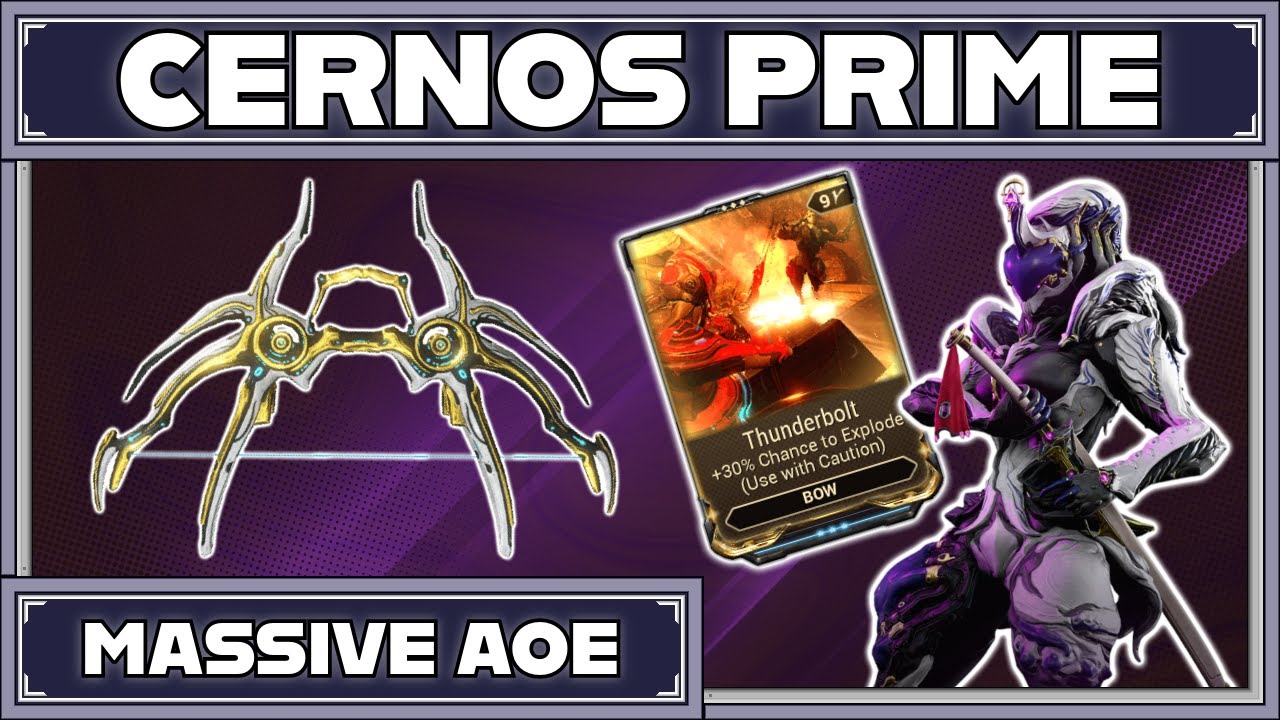 WARFRAME | THUNDERBOLT CERNOS PRIME BUILD GUIDE! 2025 BUILD