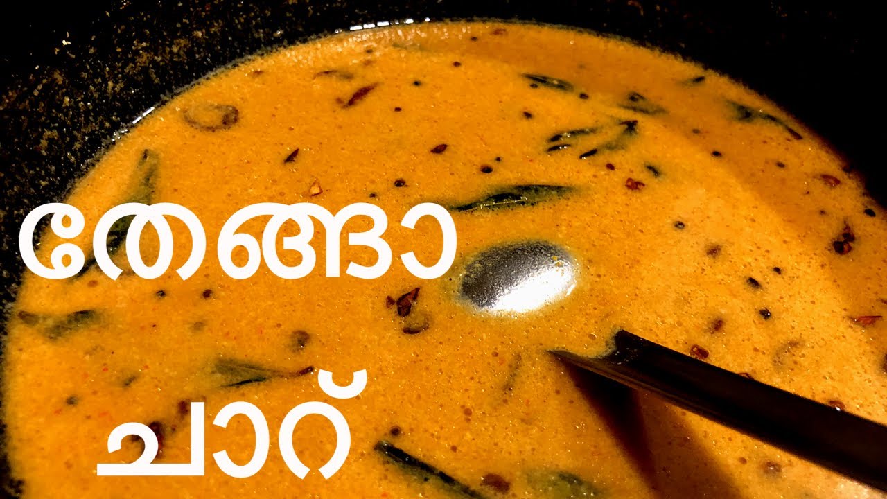 Palakkadan തേങ്ങാ ചാറ് // Coconut Gravy // Authentic curry