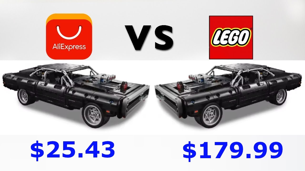 I didn't expect that! Lego Dom's Dodge Charger 42111 vs Cheap Chinese copy comparison