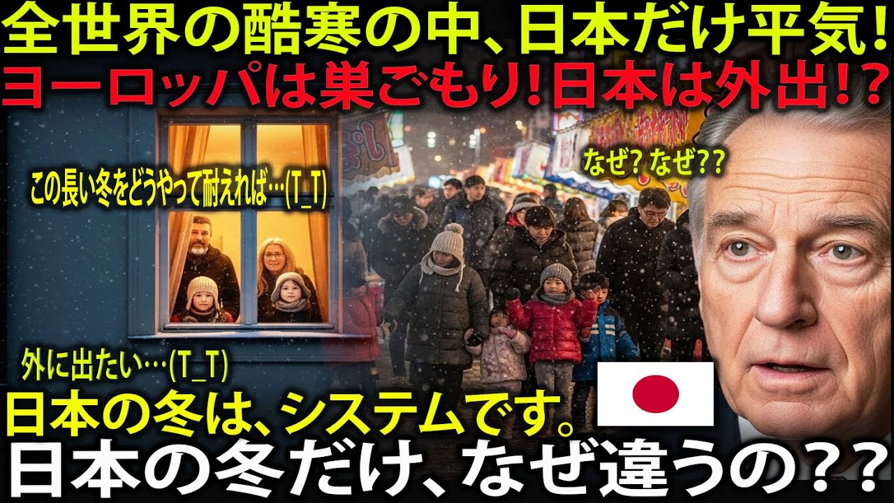 【海外の感動秘話】全世界の酷寒の中、日本の冬だけが違う。経歴40年、チェコの専門家の衝撃告白