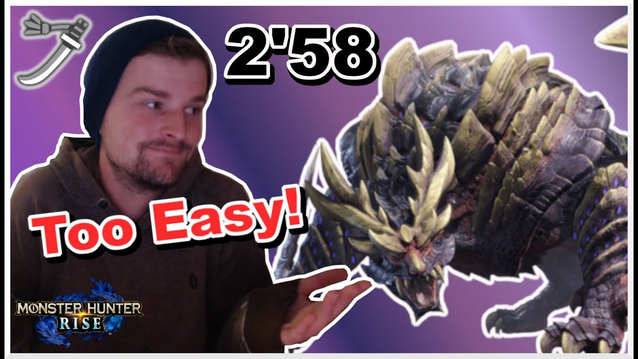 Speedrun With Commentary Long Sword Monster Hunter Rise Magnamalo