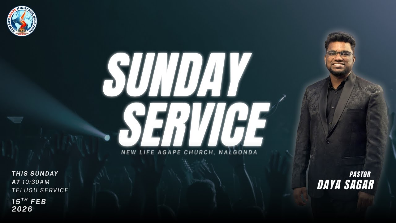 Sunday Service, 15 Feb 2026, New life agape church