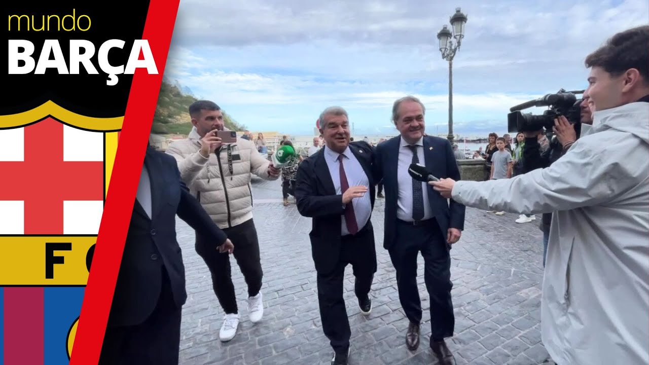 REAL SOCIEDAD - FC BARCELONA | Las directivas, con Aperribay y Laporta, se reúnen en Getaria
