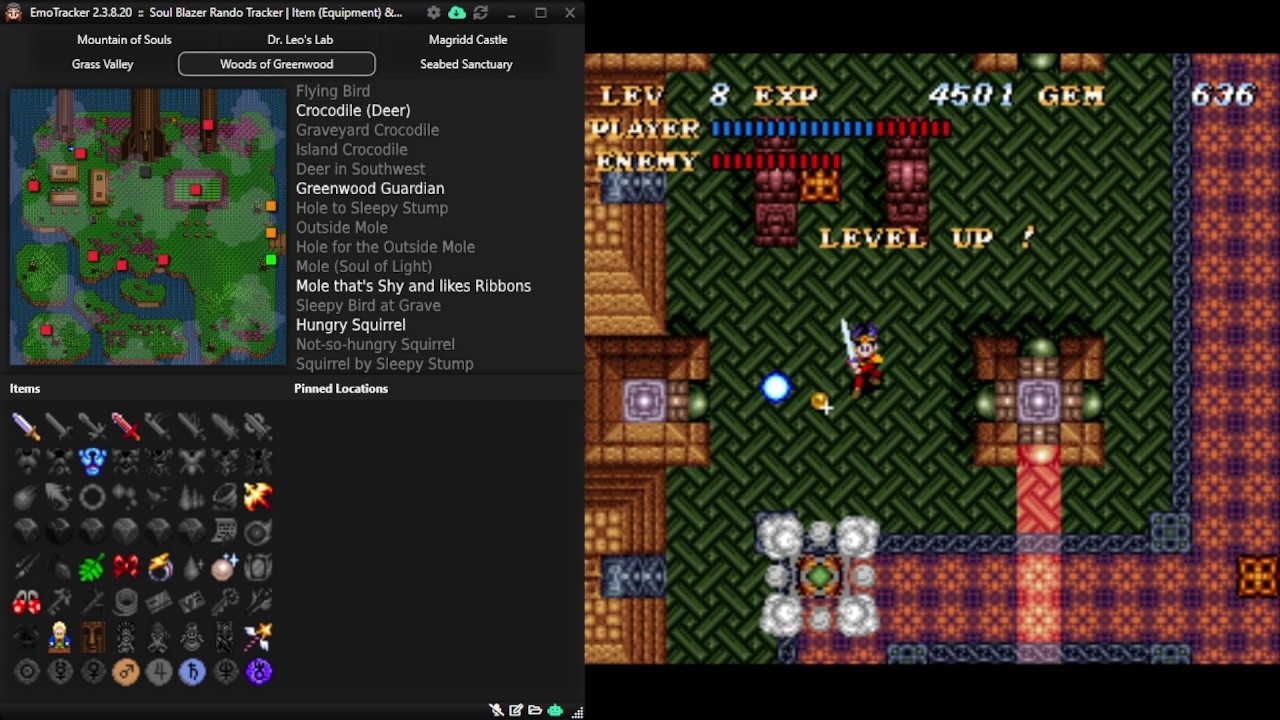 RandoBlazer (Soul Blazer Randomizer) - 9th Weekly Seed (2026)
