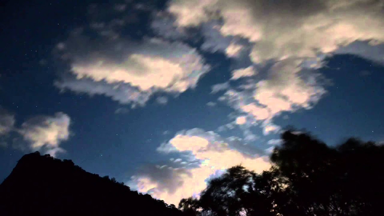 Timelaps - Portitsa canyon and ancient bridge at night