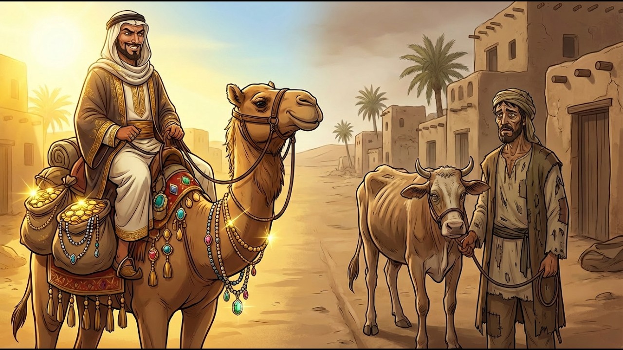 قصة الأخوين: أحدهما ورث المال، والآخر ورث بقرة هزيلة سخر منها الجميع… ثم حدث ما لم يتوقعه أحد!