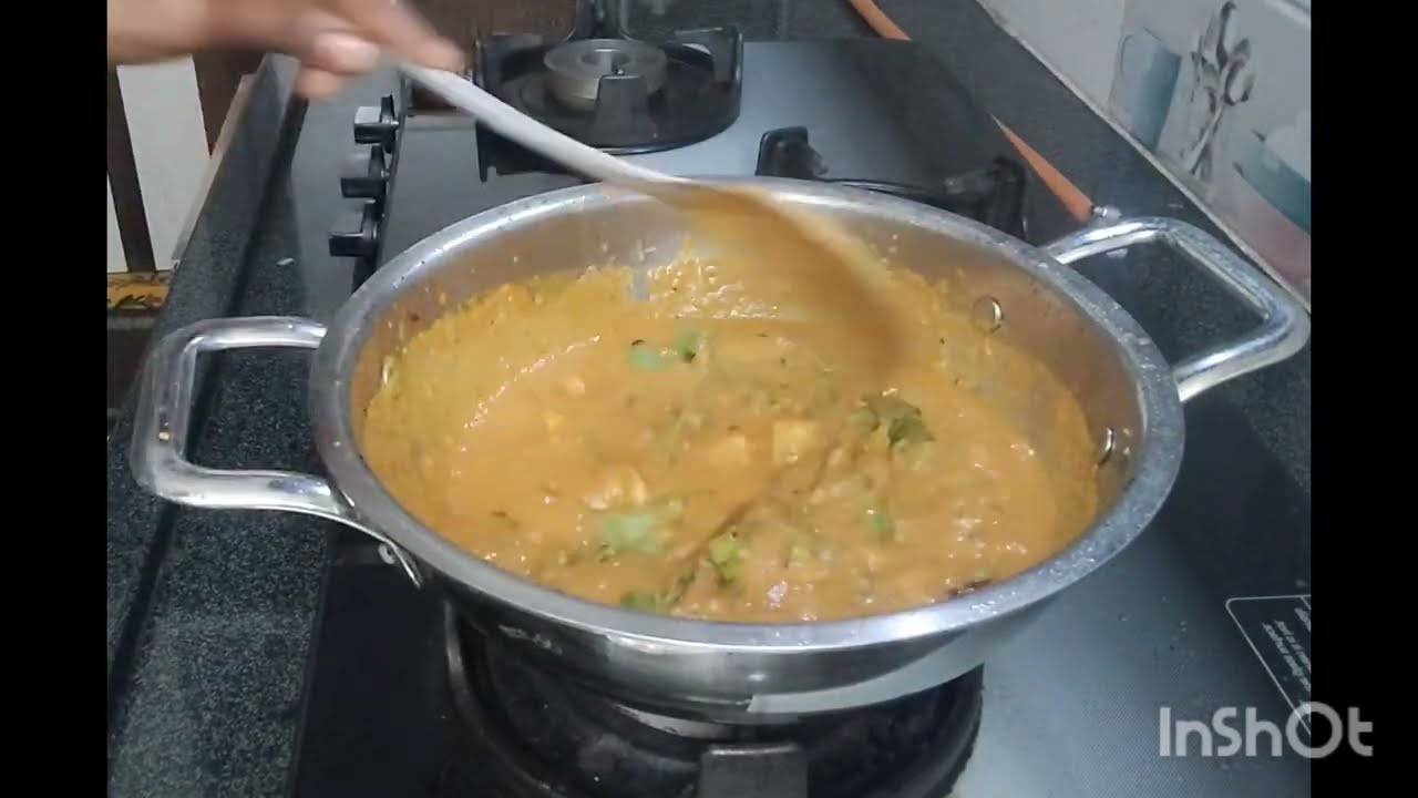 #How to prepare panner matar curry#