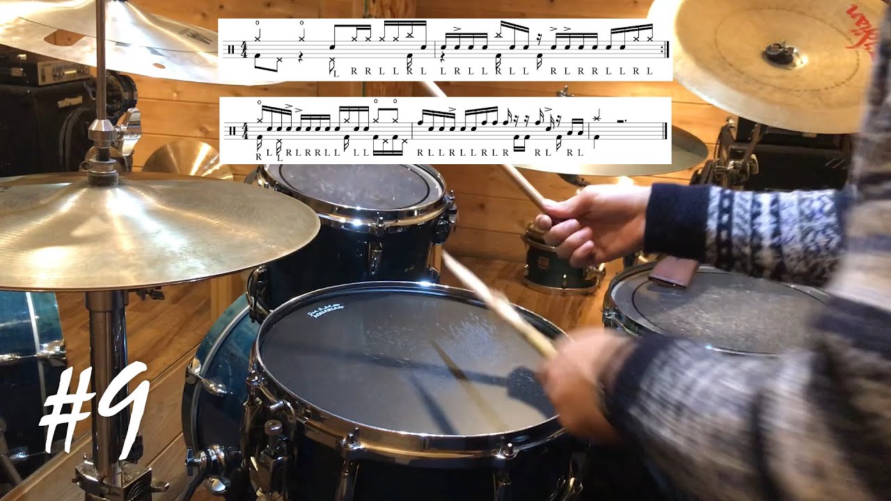 黒人ドラマーの超絶フレーズ集９【R&Bに使えるリニアフィルイン/J whiteさん】