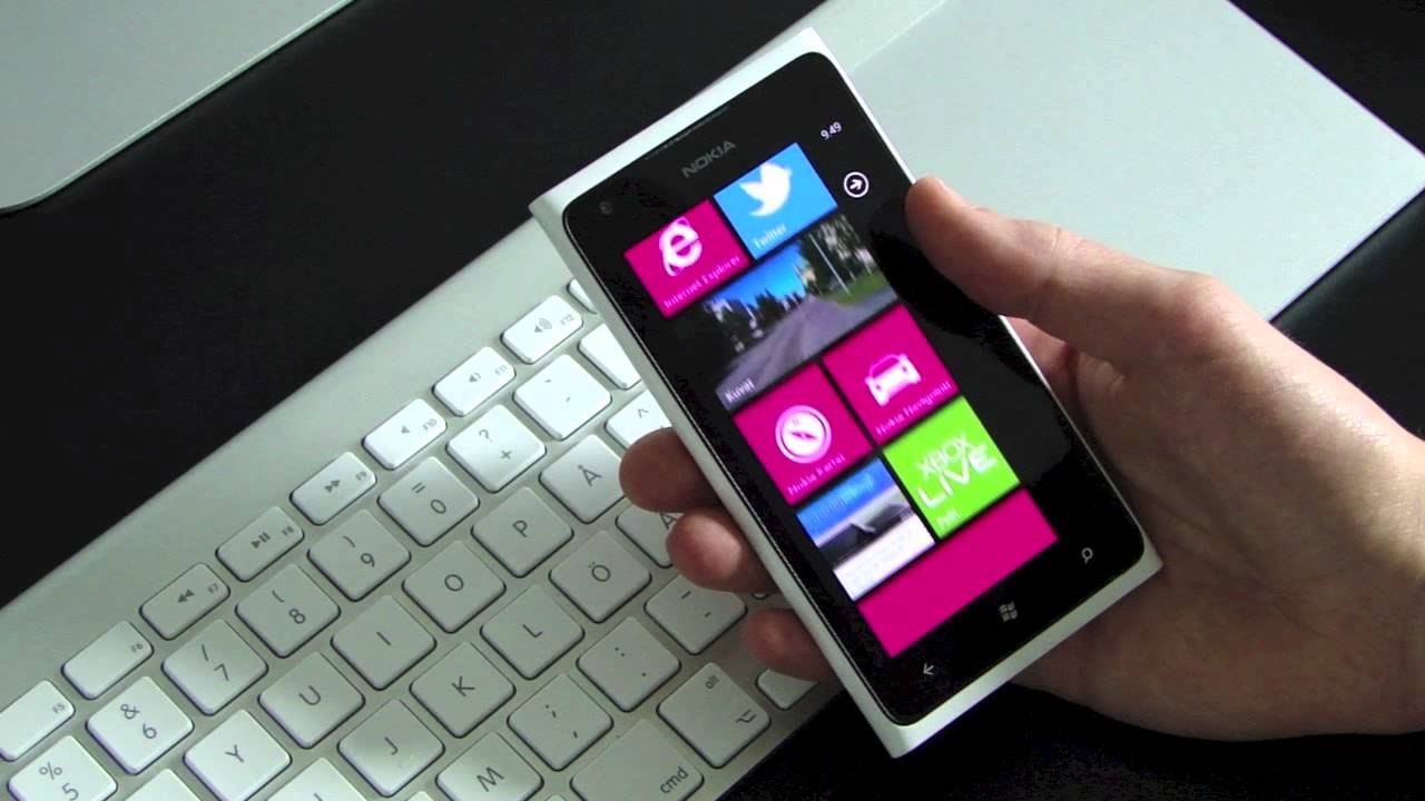 Videotestiss&auml; Nokia Lumia 900