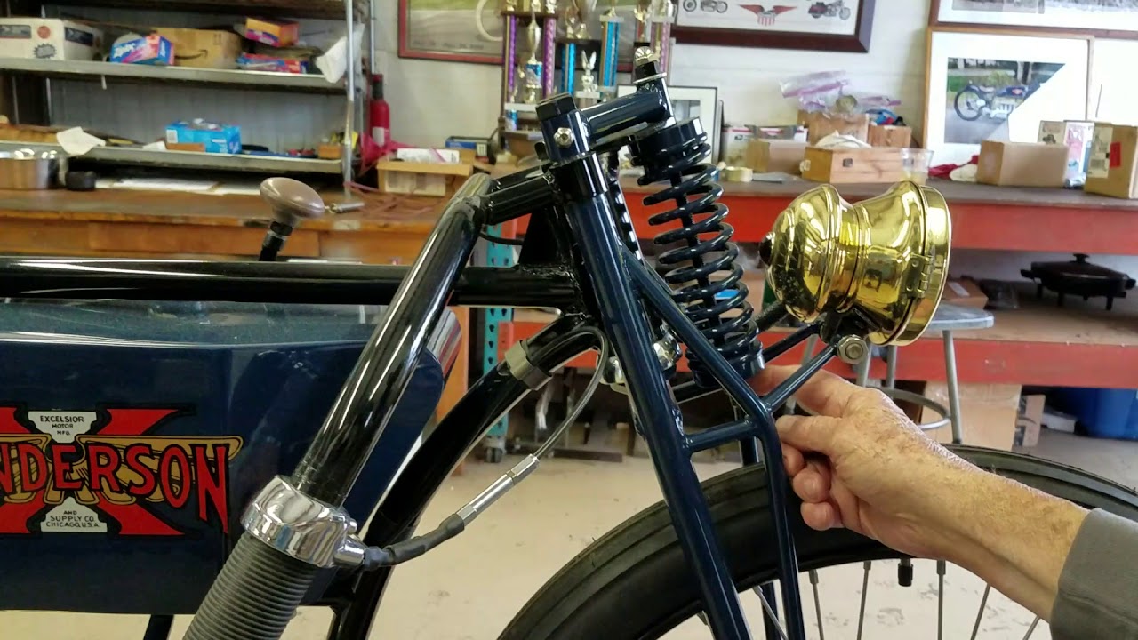 1917 Henderson antique motorcycle boardtrack racer