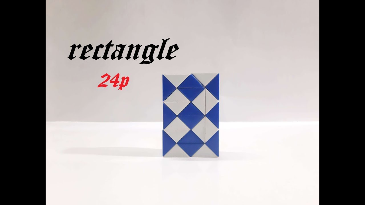 Magic Ruler or Rubik Snake 24 - Rectangle - 长方形