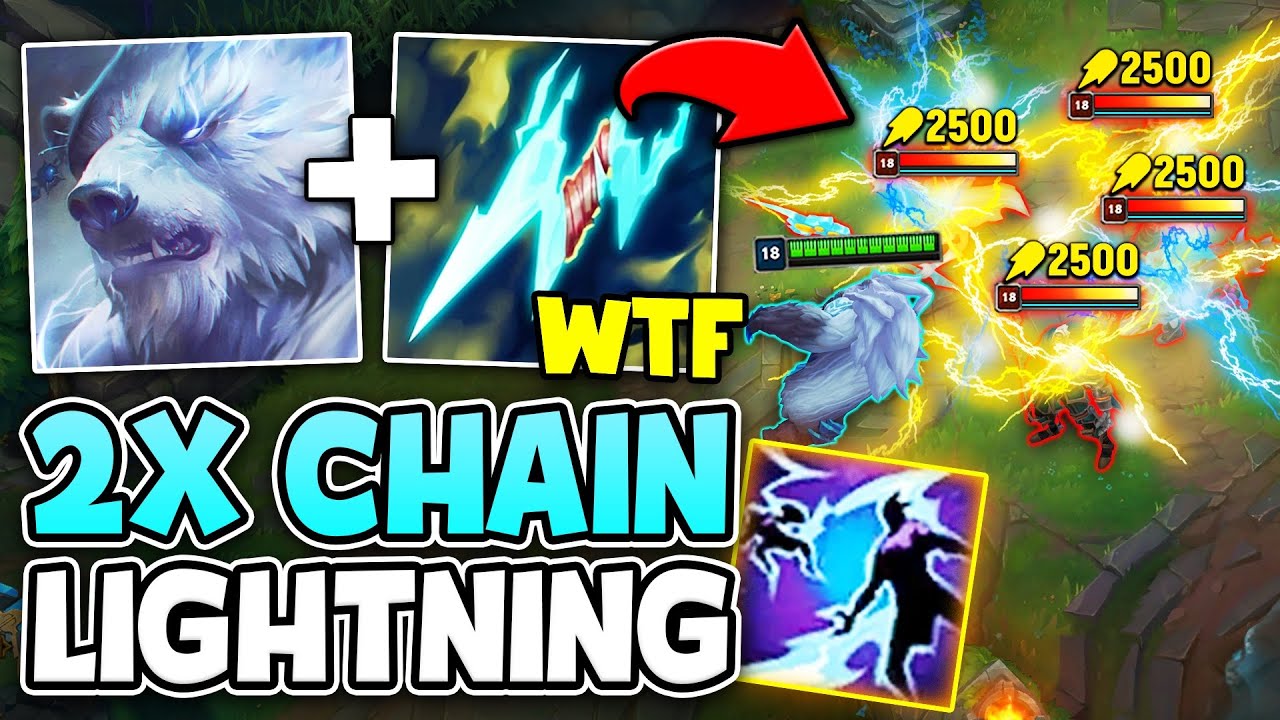 VOLIBEAR BUT I PROC DOUBLE CHAIN LIGHTNING! (FRY THE ENTIRE ENEMY TEAM)