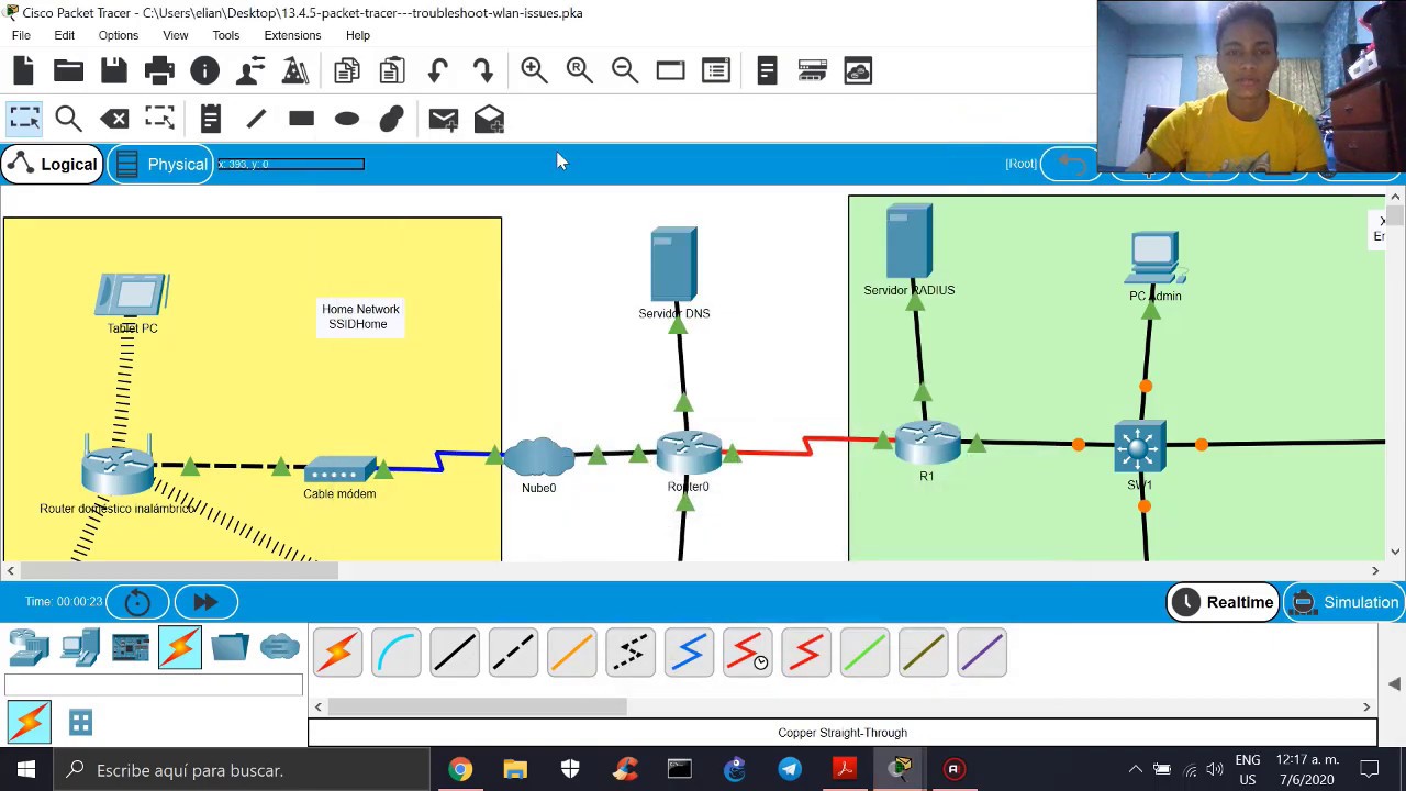 CCNAv7 - 13.4.5 Packet Tracer Troubleshoot WLAN Issues - By VeryTutos
