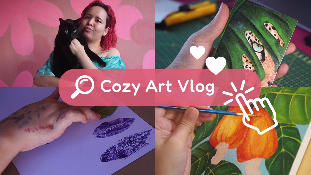 Art Vlog Sem Fala | Processo Criativo Calmo