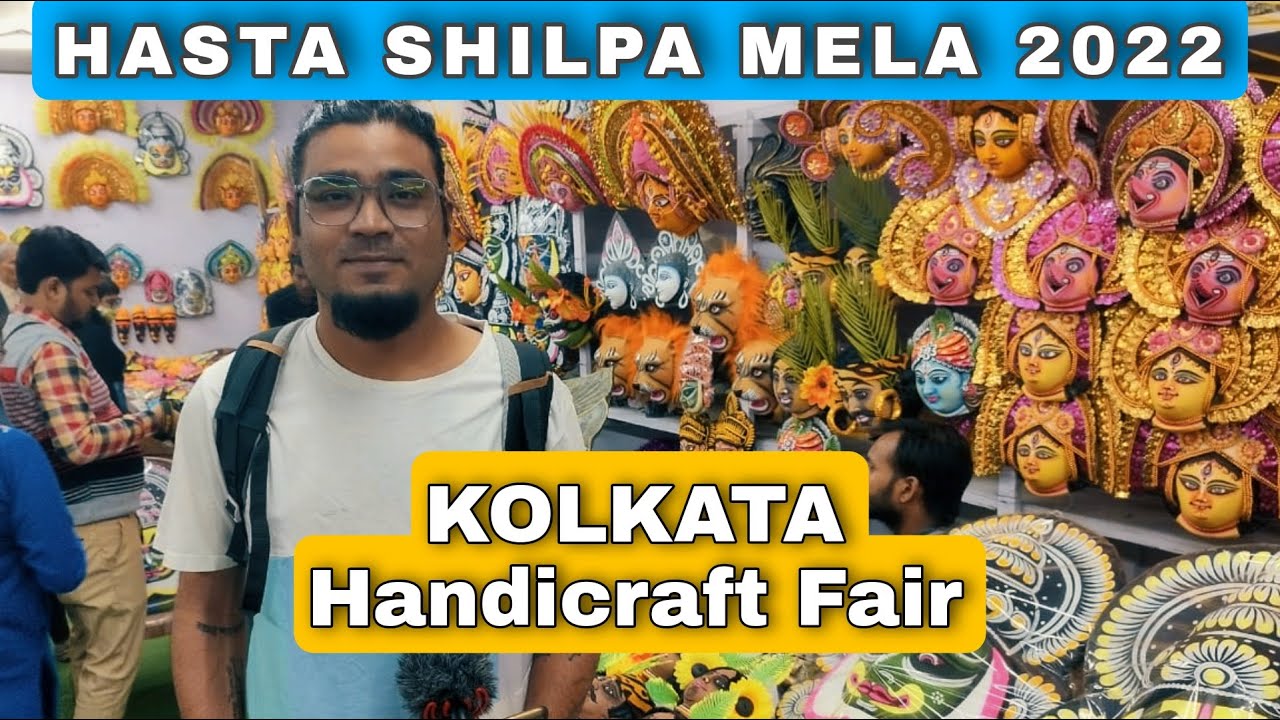 कोलकाता का हैंडीक्राफ्ट मेला | Hastashilpa Mela | Complete Tour | Eco Park 2022