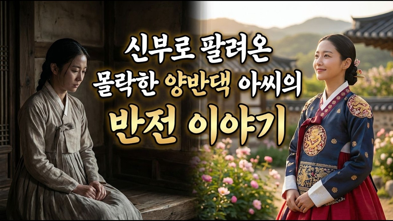 신부로 팔려온 그날… 몰락한 양반댁 아씨의 인생이 뒤집힌 이유