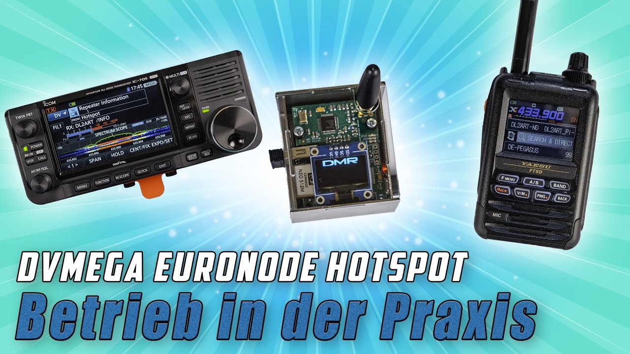 DVMEGA Euronode 🌍 Praxis mit D-Star, C4FM & DMR #03