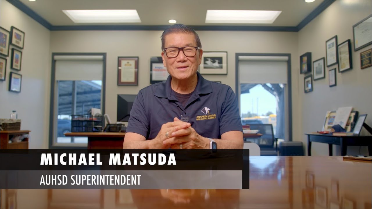 Welcome Back AUHSD from Superintendent Matsuda