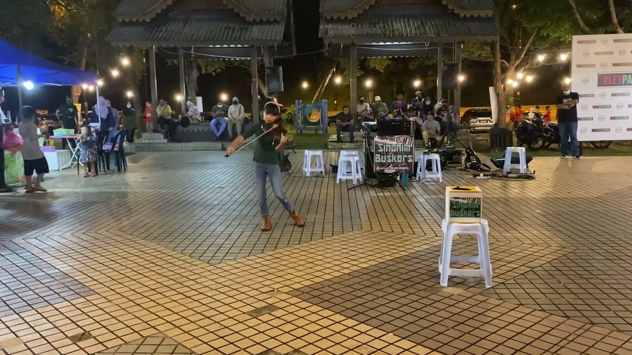 She&rsquo;s Gone by Steelheart | Violin cover | @Leypark Station, Ayer Keroh, Melaka #violin #violincover
