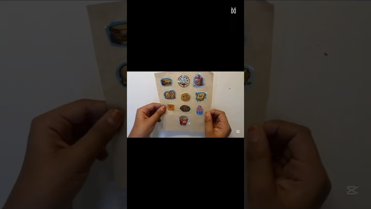 How to make a paper sticker using waste paper #phonk #recycledpaper #paperinspiration #fineartpaper