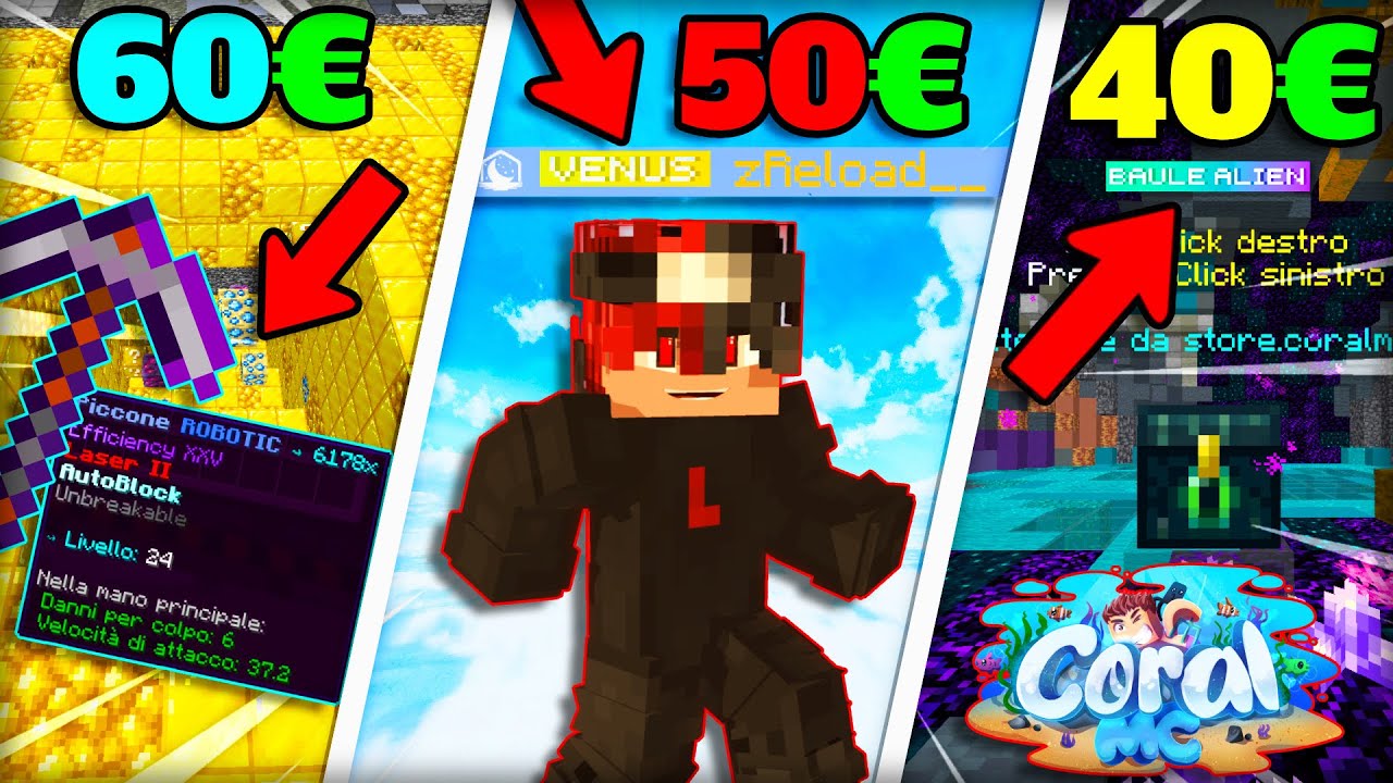 Mi hanno REGALATO 150 EURO sullo SkyPrison di CORALMC!!  *no clickbait*