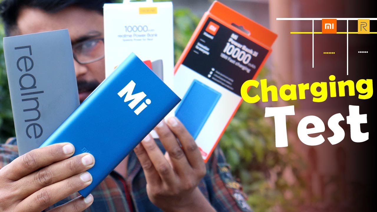 Realme vs Mi Power Bank Charging Test and Features 🔥🔥