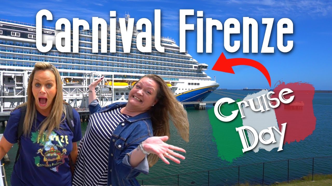 Boarding Carnival Firenze's Inaugural (Non-Augural) Cruise | Carnival Firenze 5 Day Cruise