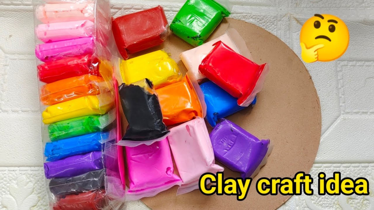 Clay craft idea with cardboard/Easy foam clay wall hanging making in tamil/craft tamil