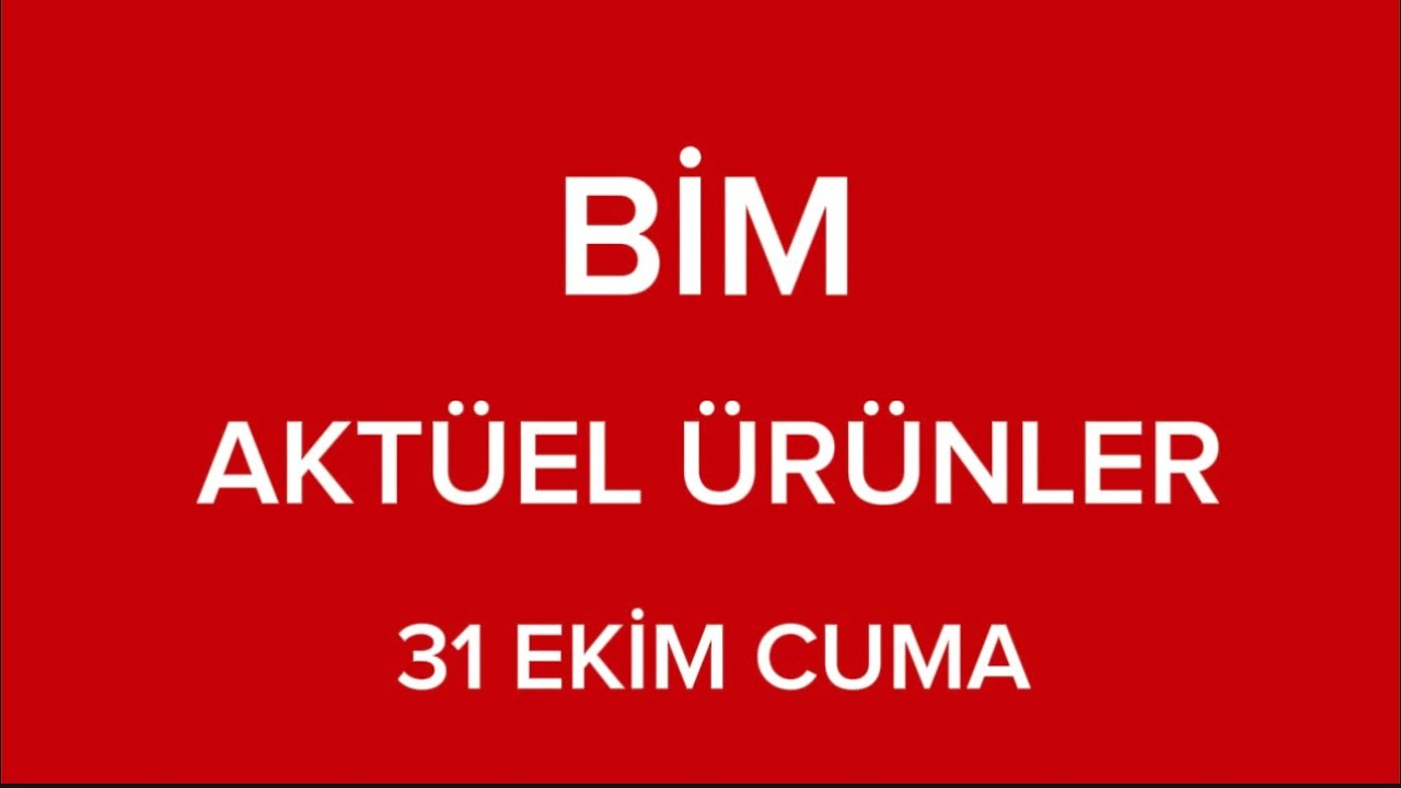 BİM 31 EKİM CUMA AKT&Uuml;EL &Uuml;R&Uuml;NLER KATALOĞU &Ccedil;IKTI.OYUNCAKTAN Z&Uuml;CCACİYEYE,MUTFAK GERE&Ccedil;LERİNDEN TEKSTİLE