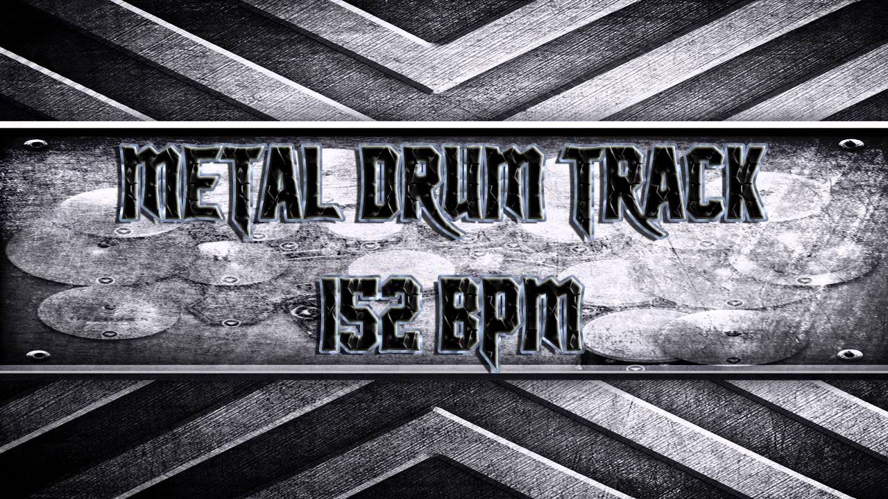 Metal Drum Track 152 BPM (HQ,HD)