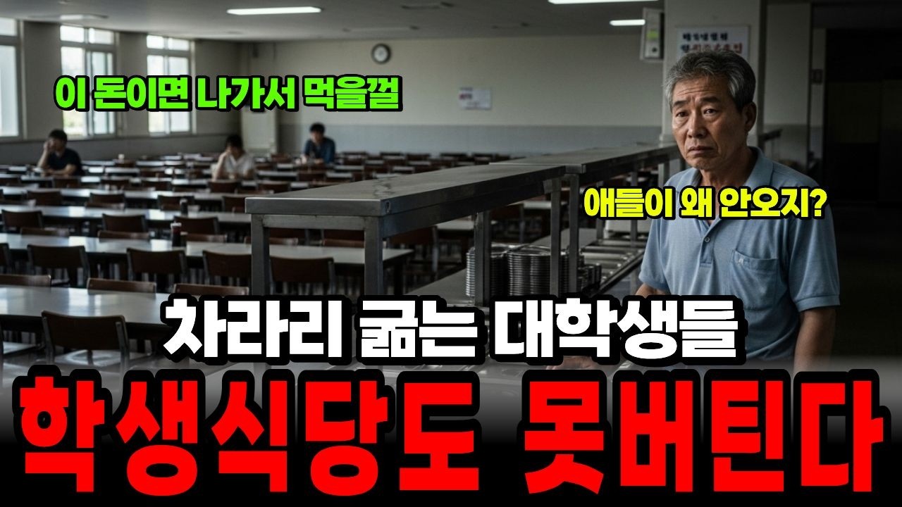 차라리 굶는 대학생들 ‘학생식당도 못 버틴다’ 결국 버티지 못하고 망해버린 사장님 | 노후사연 | 노후자금 | 오디오북 |