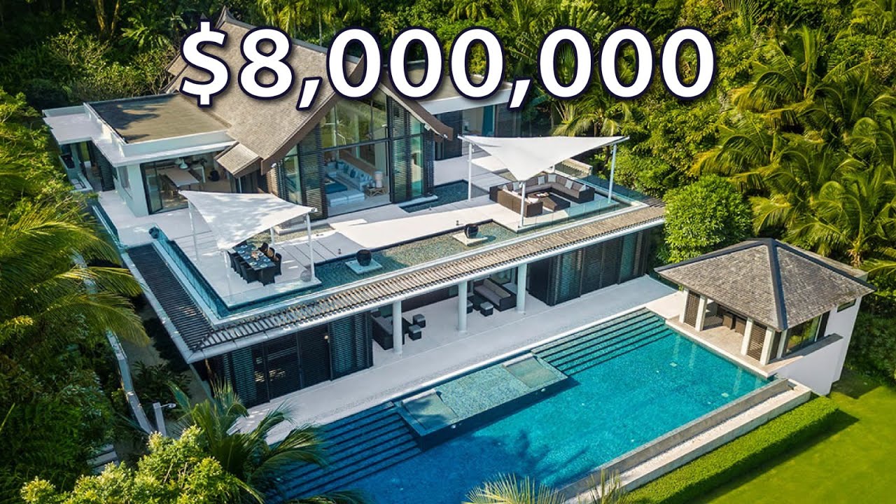 Touring an $8,000,000 Grand and Luxurious Tropical Mansion Designed by Phillipe Starck!