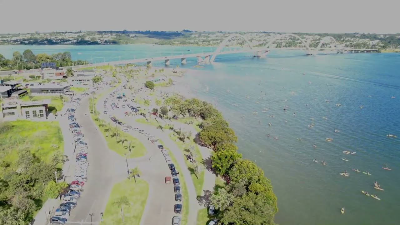 Orla lago Paranoá Ponte JK Carnaval 2026