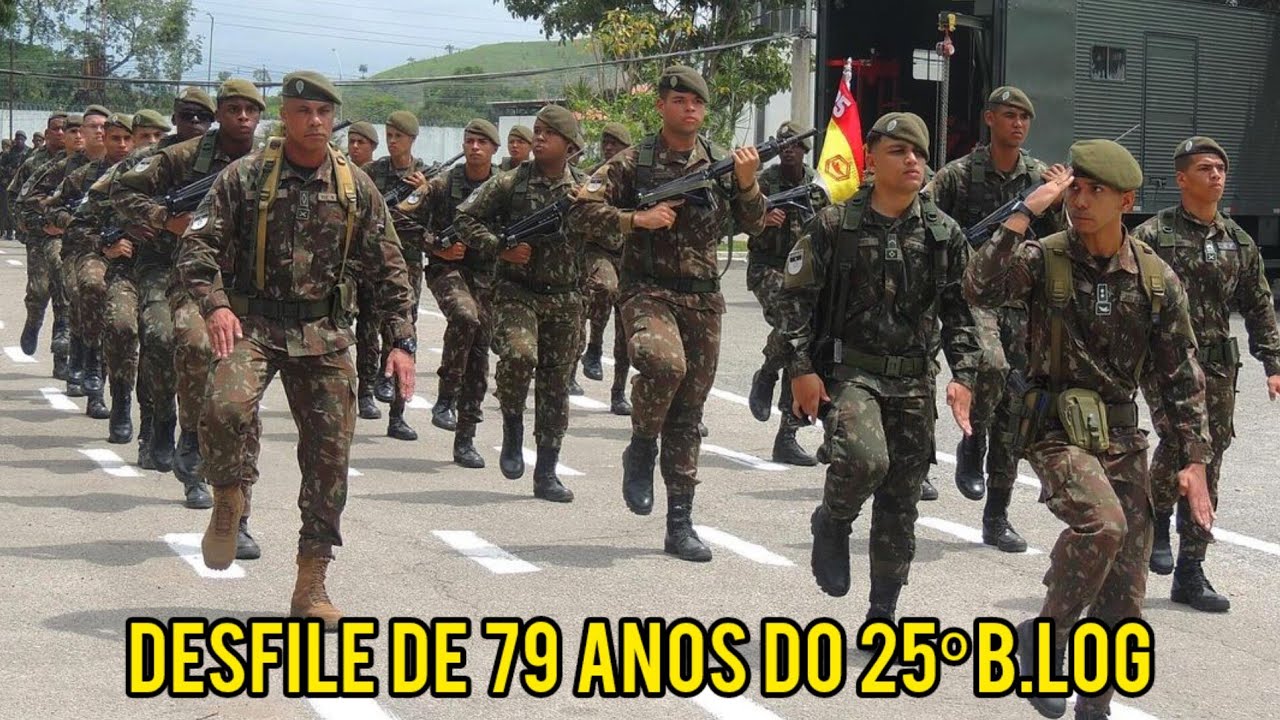 ANIVERSÁRIO DE 79 ANOS DE HISTÓRIA DO 25ª BATALHÃO LOGÍSTICO ESCOLA 🇧🇷