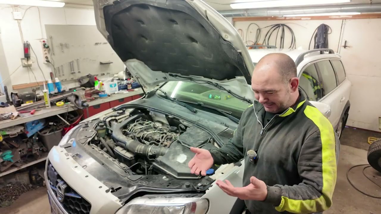 Byter cirkulationspump på XC 70 diesel-värmare