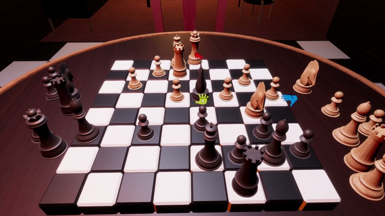 Partida al ajedrez 3D en Sala de Juegos 3D #2 | PC