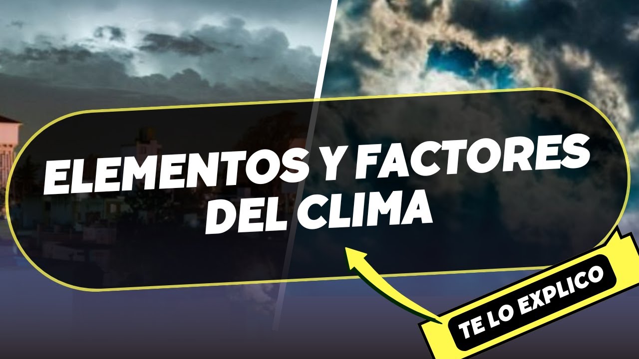 Elementos y Factores del Clima | Explicacion Facil