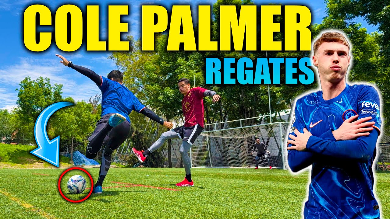 APRENDE ¡Los MEJORES REGATES de COLE PALMER! 🥶⚽️