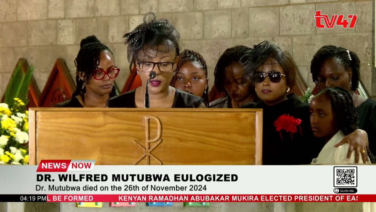 Dr. Wilfred Mutubwa eulogized